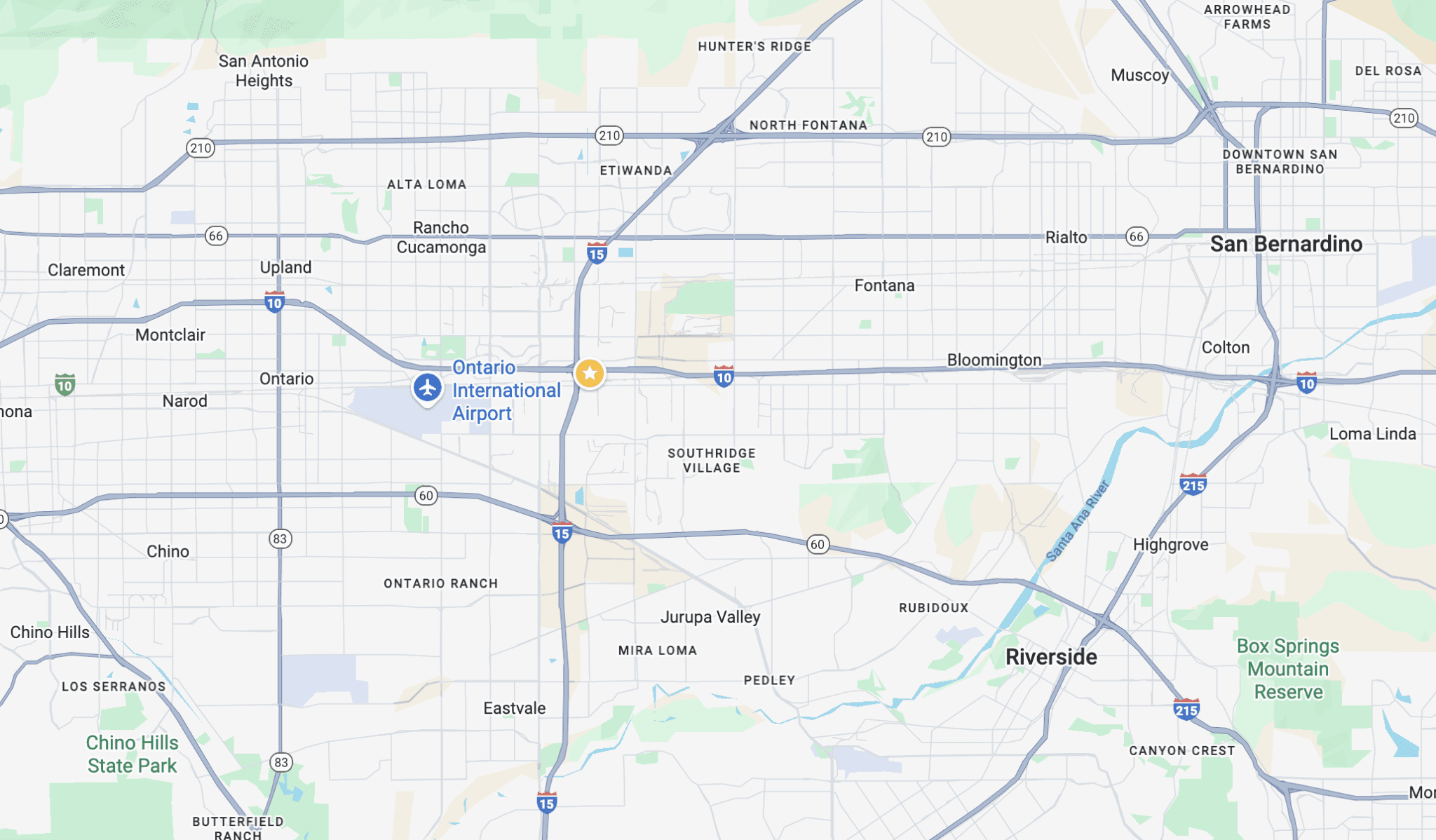 Inland Empire Map